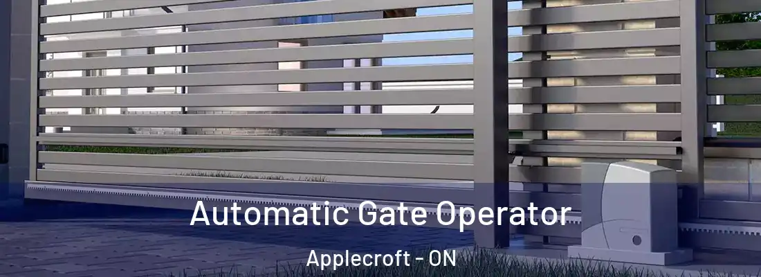  Automatic Gate Operator Applecroft - ON