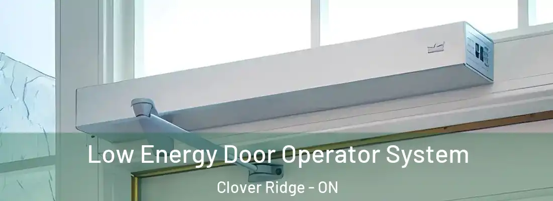  Low Energy Door Operator System Clover Ridge - ON