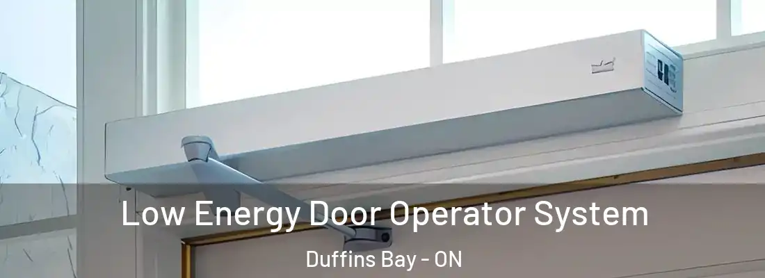  Low Energy Door Operator System Duffins Bay - ON