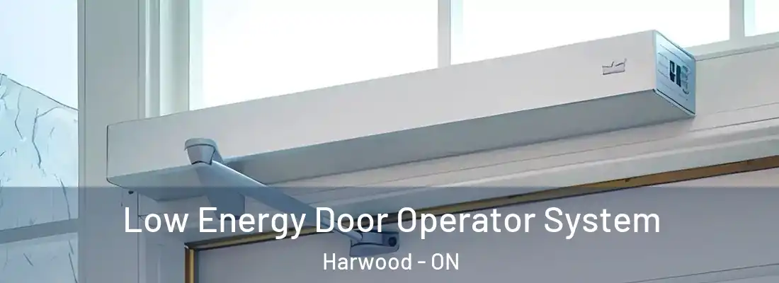  Low Energy Door Operator System Harwood - ON