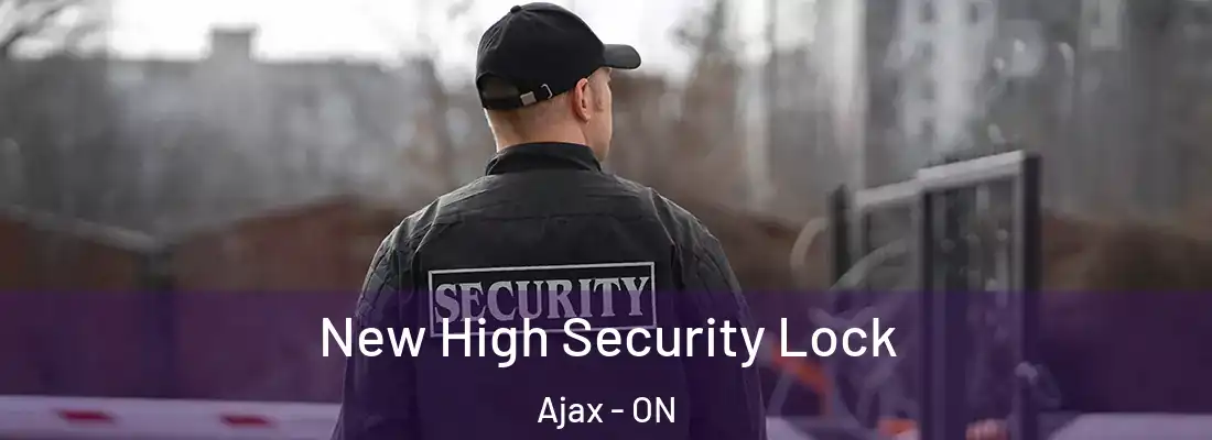  New High Security Lock Ajax - ON