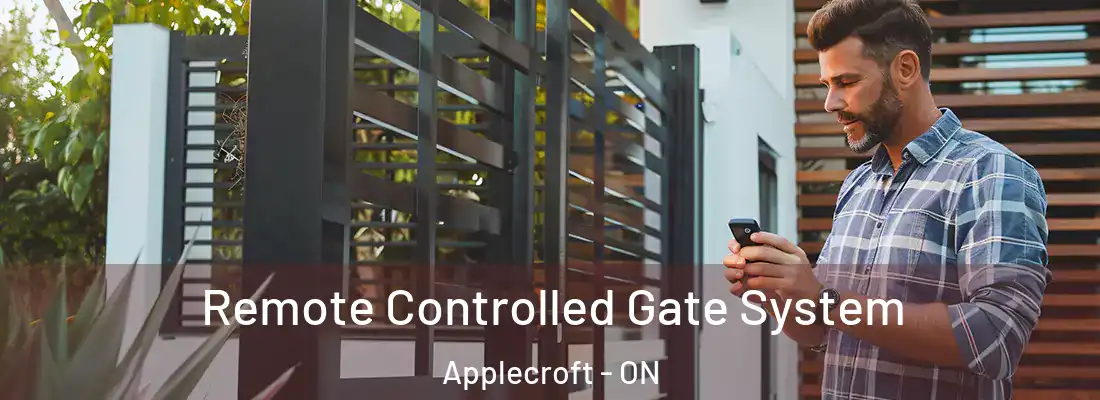 Remote Controlled Gate System Applecroft - ON