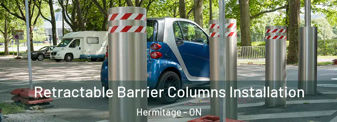  Retractable Barrier Columns Installation Hermitage - ON