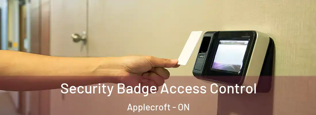  Security Badge Access Control Applecroft - ON