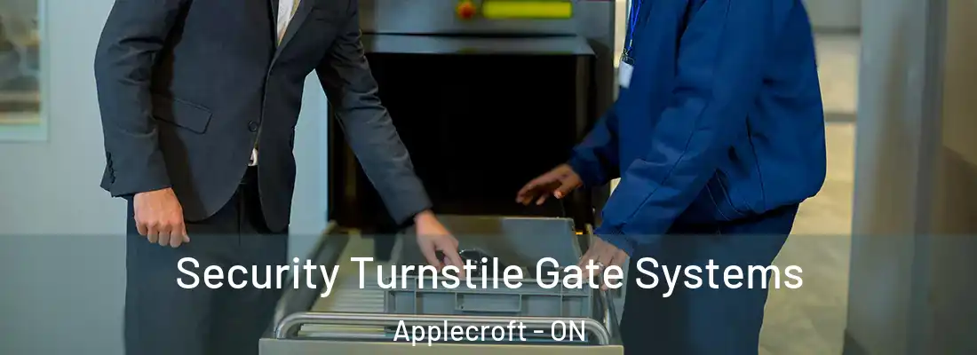  Security Turnstile Gate Systems Applecroft - ON