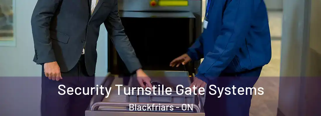  Security Turnstile Gate Systems Blackfriars - ON